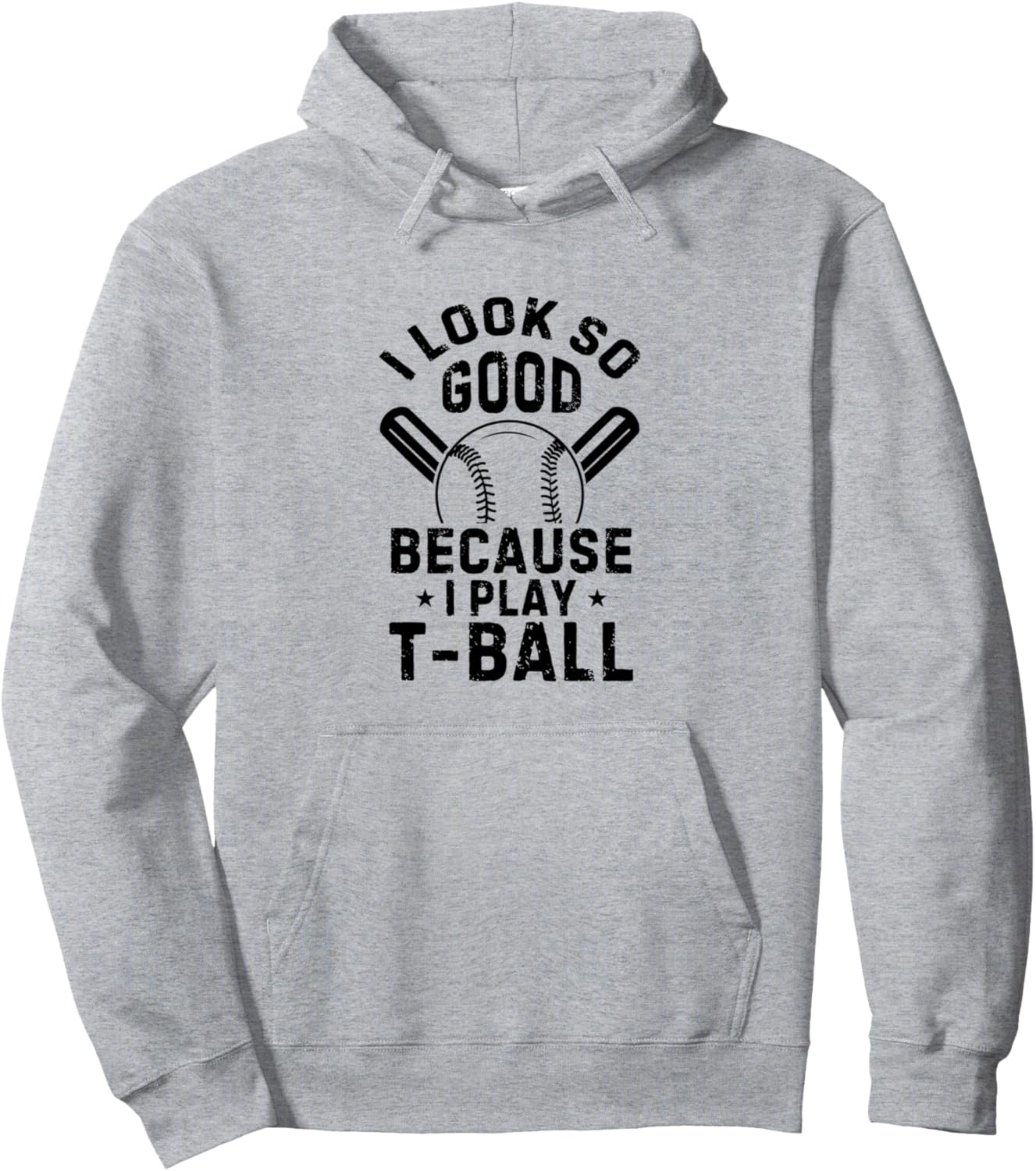 

Забавная толстовка с надписью Игрок в ти-болл. Я так хорошо выгляжу, потому что играю в ти-болл Funny Teeball Quotes, серый