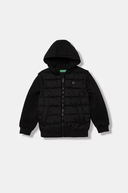 Куртка детская с отстегивающимися рукавами United Colors of Benetton, черный