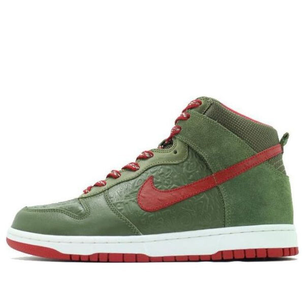 

Кроссовки x stussy dunk высокие Nike, зеленый