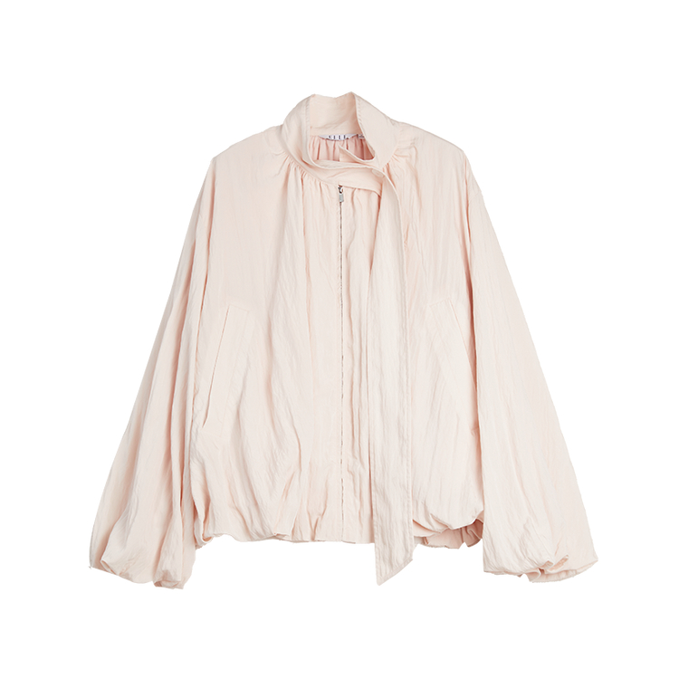 

Короткое пальто женское с воротником стойкой умеренной длины ELLE, розовый