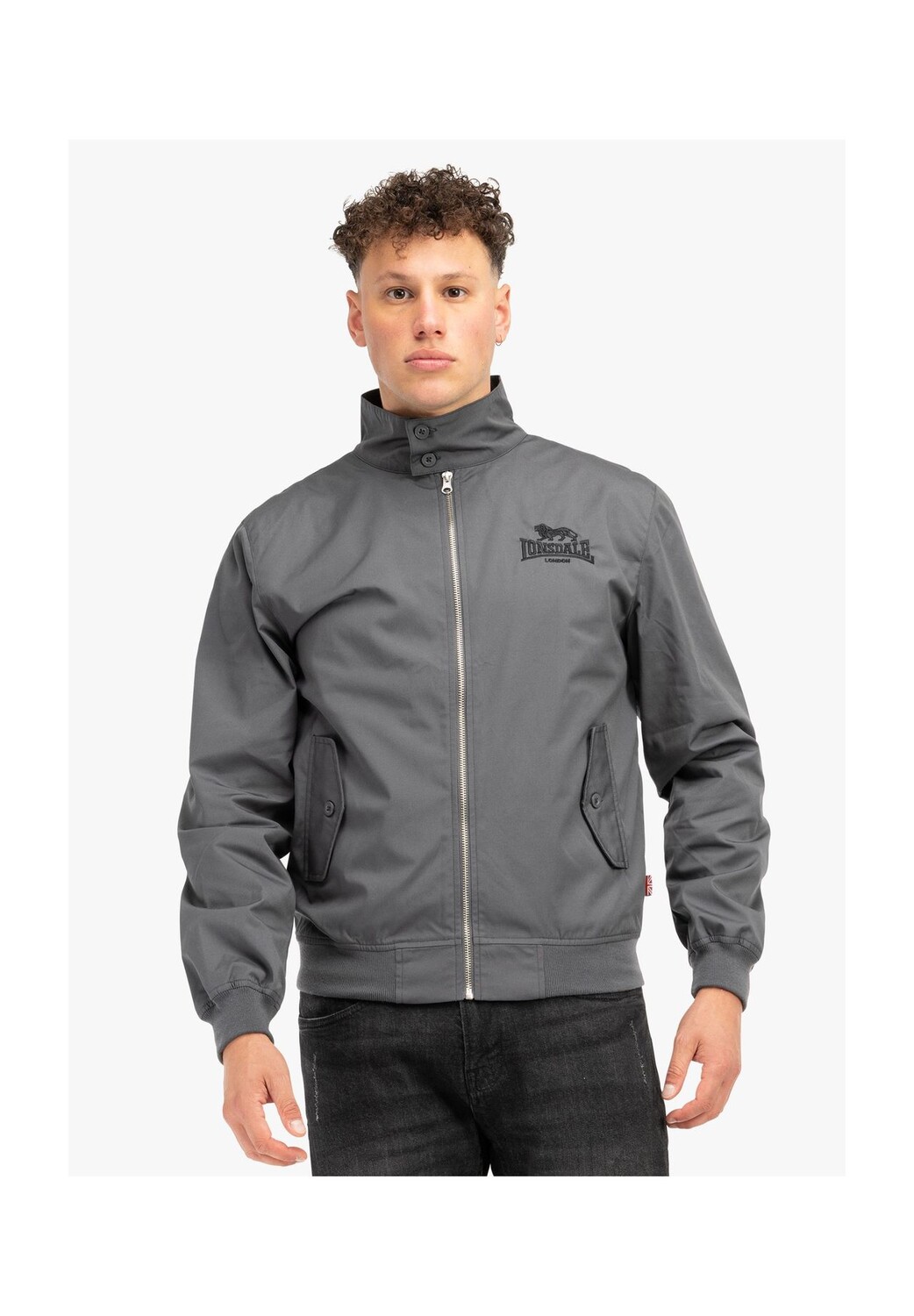 

Мужская куртка приталенного кроя ACTON LONSDALE, цвет Anthracite/black