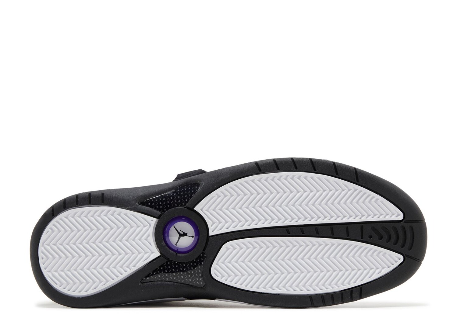 Кроссовки Air Jordan Jordan Jumpman Team 1 'White Black Field Purple', белый — фото 4