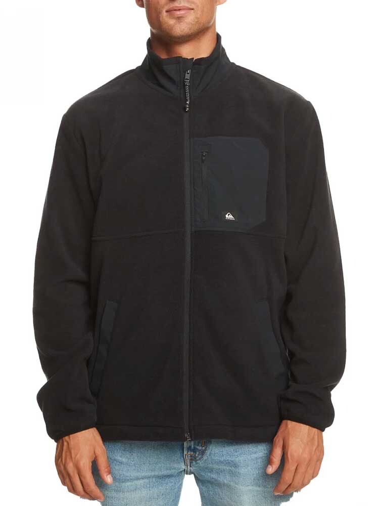 

Толстовка Quiksilver COLLAR ZIP FLEECE, черный
