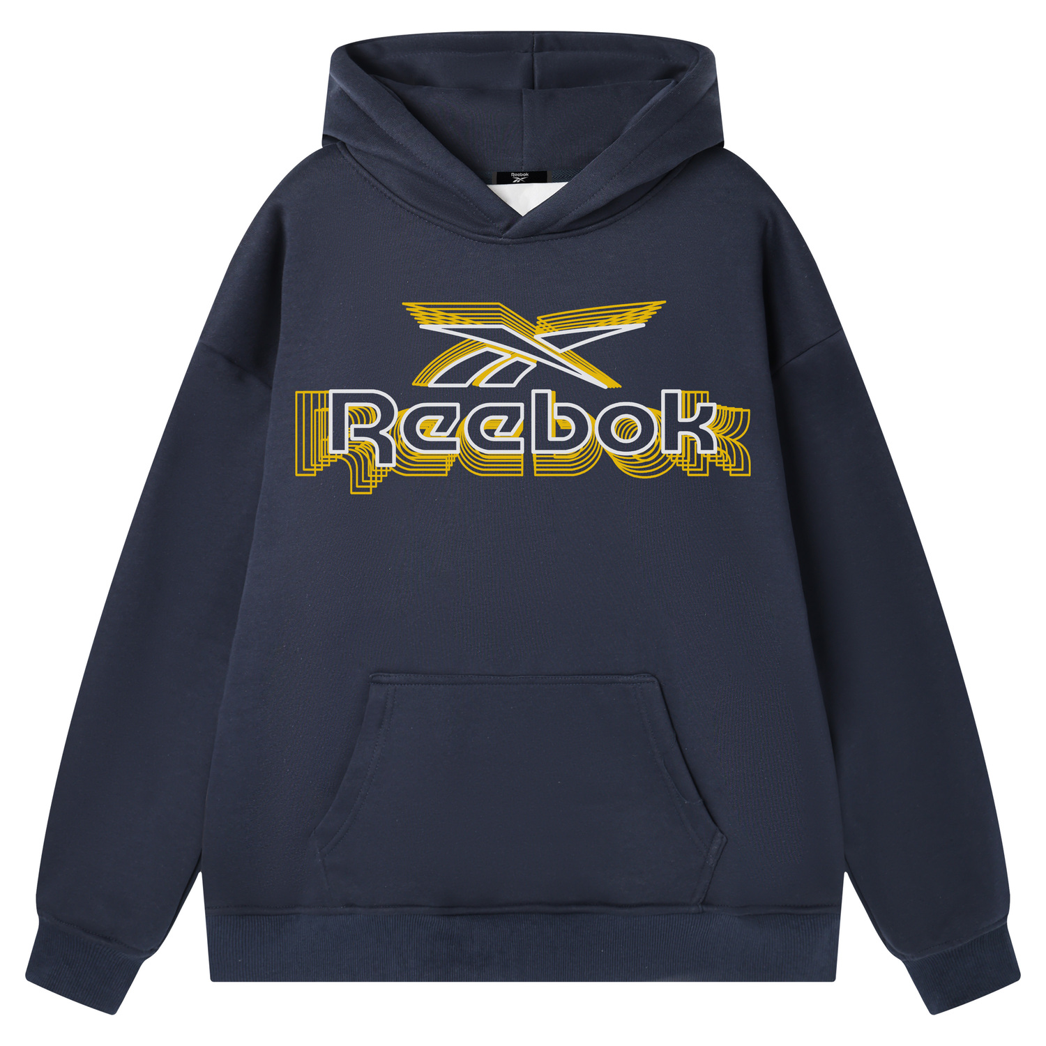 

Толстовки Unisex с капюшоном, средней плотности Reebok, темно-синий[heavyweight thickened and fleece-lined]