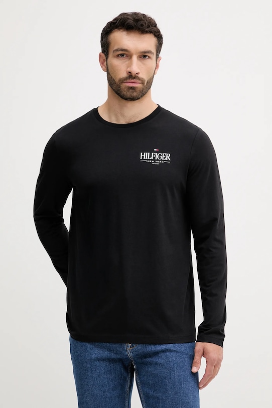 

Хлопковая водолазка Tommy Hilfiger, черный