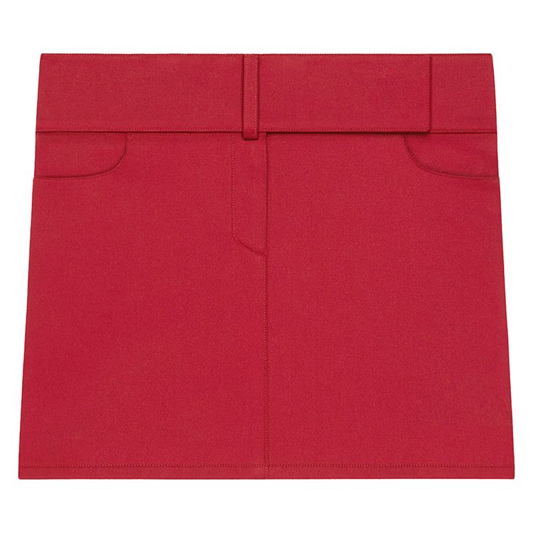 

Юбка Courrèges Belted Miniskirt 'Ruby', красный