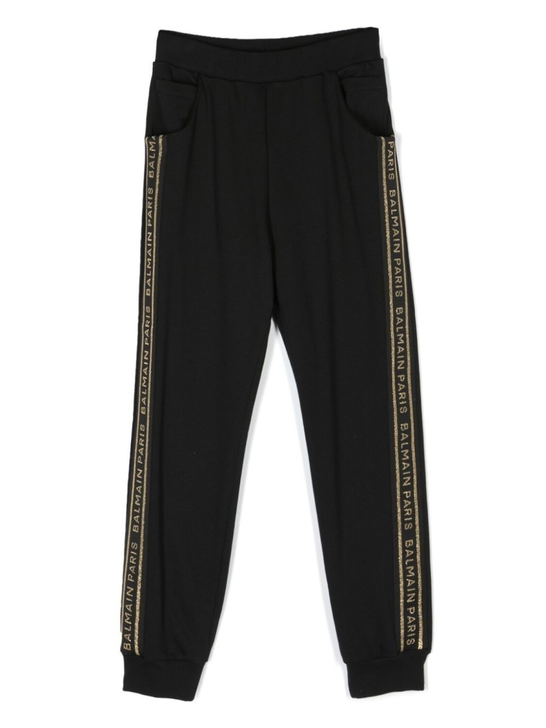 

Balmain Kids спортивные брюки с логотипом, черный
