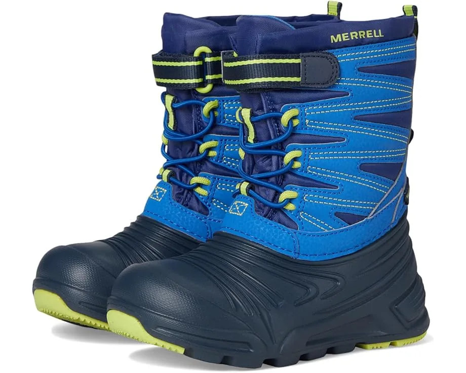 Ботинки Merrell Kids Snow Quest Lite 3.0 Junior Waterproof (Toddler), Blue/Green