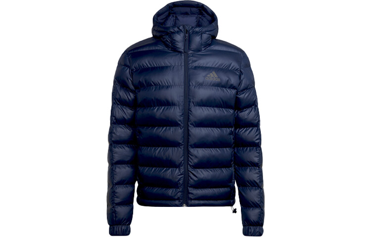 

Мужская стеганая куртка Adidas, темно-синий