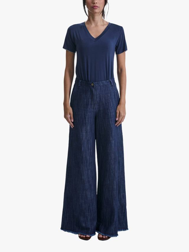 

Потертые джинсы с широкими штанинами James Lakeland, цвет Denim