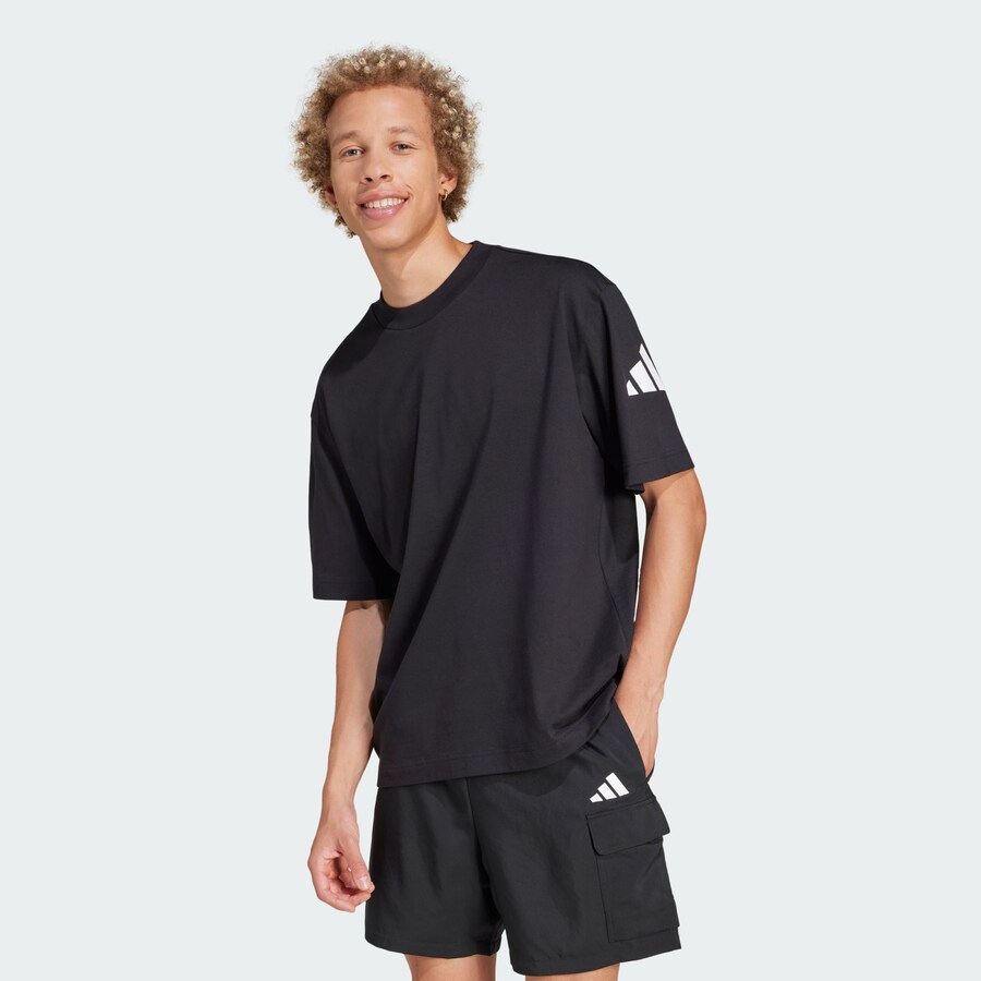 Рубашка для выступлений ADIDAS SPORTSWEAR Essentials, черный — фото 2