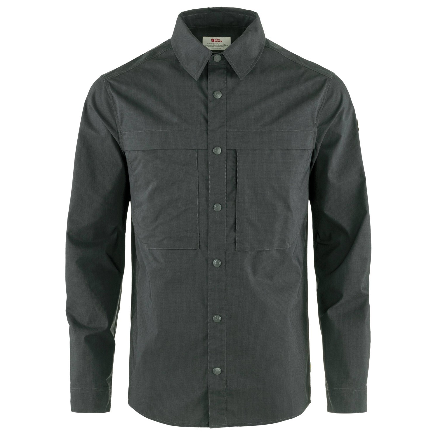

Рубашка Fjällräven Abisko Trail Shirt L/S, темно серый