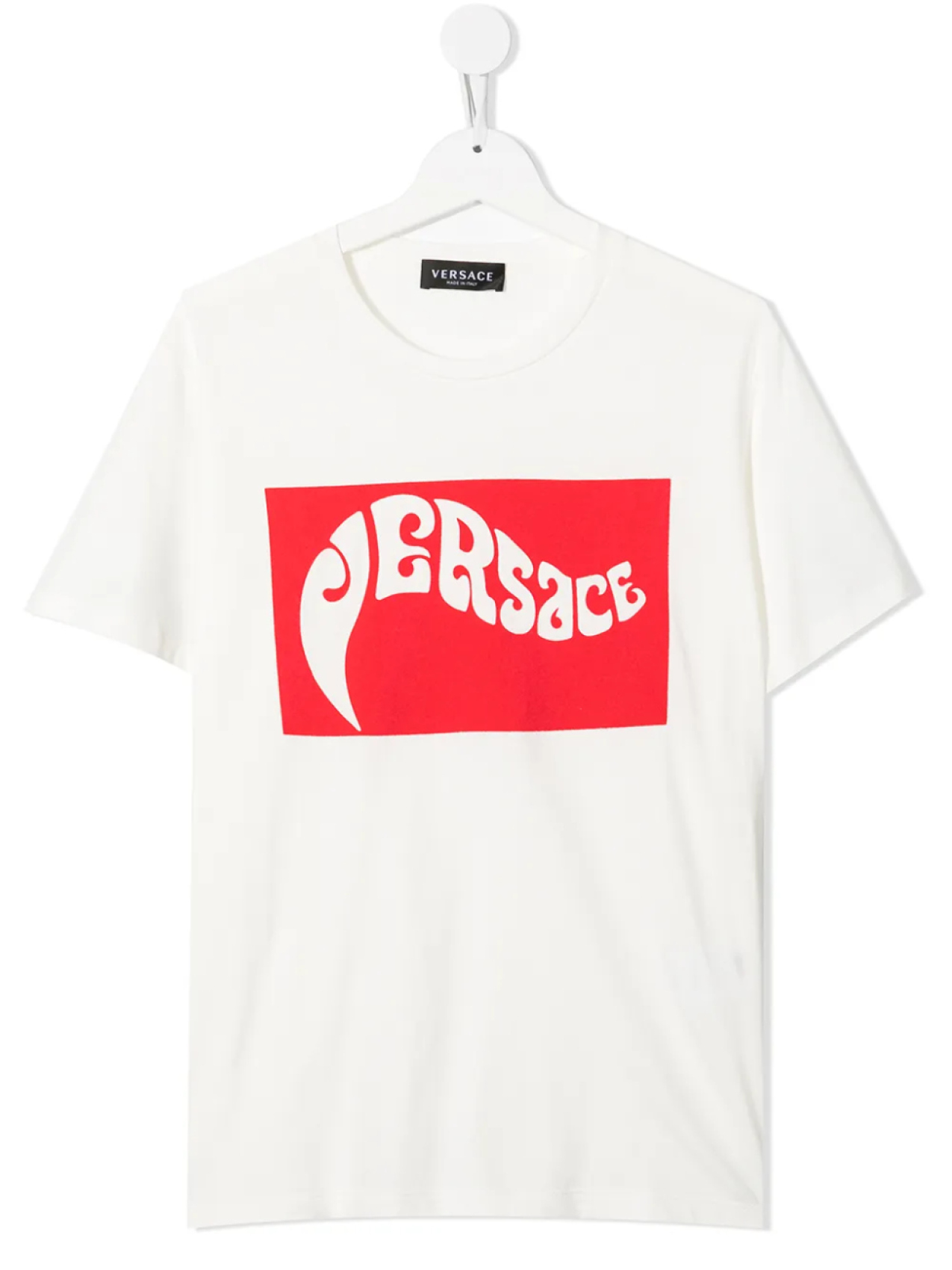 

Versace Kids футболка с логотипом, белый