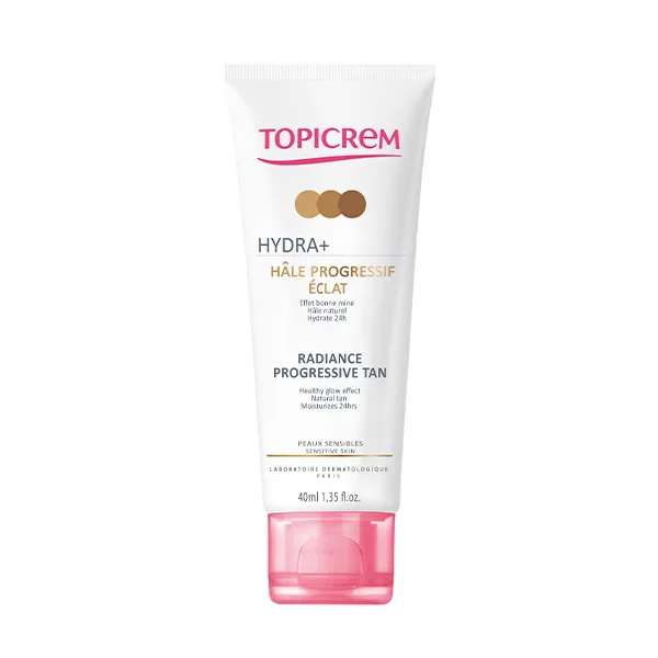 

Прогрессивный загар для лица Hydra+ Bronceado Progresivo Topicrem, 40 ml