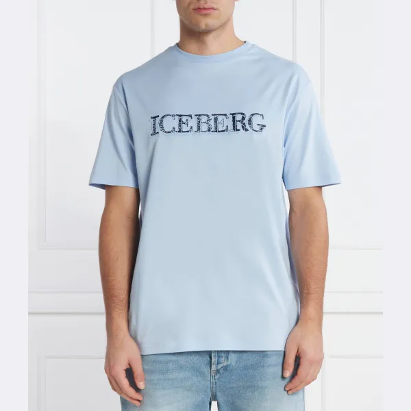 

Футболка стандартного кроя Iceberg, синий