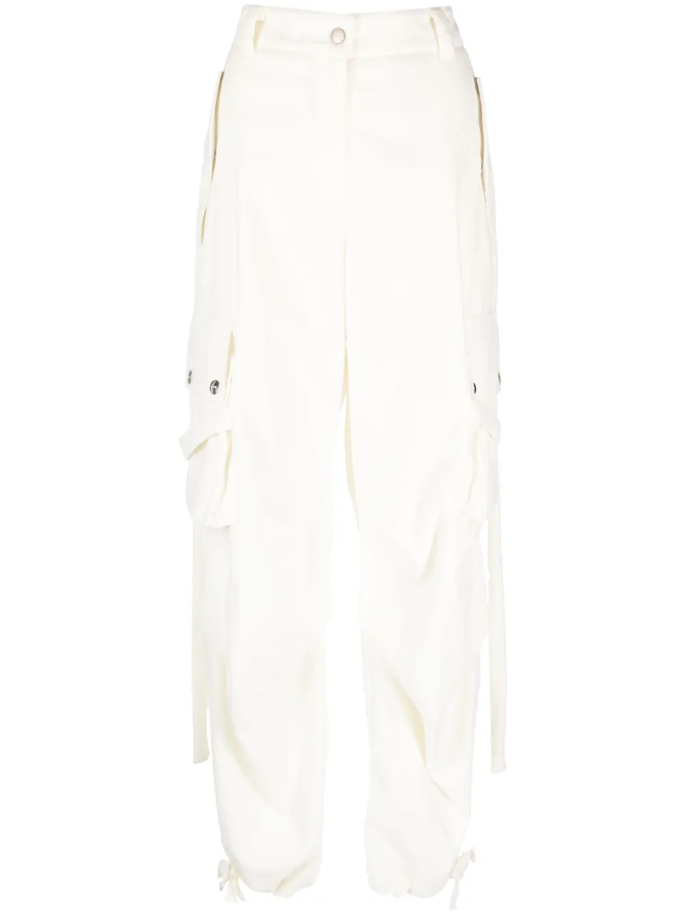 

Широкие брюки карго MSGM, белый