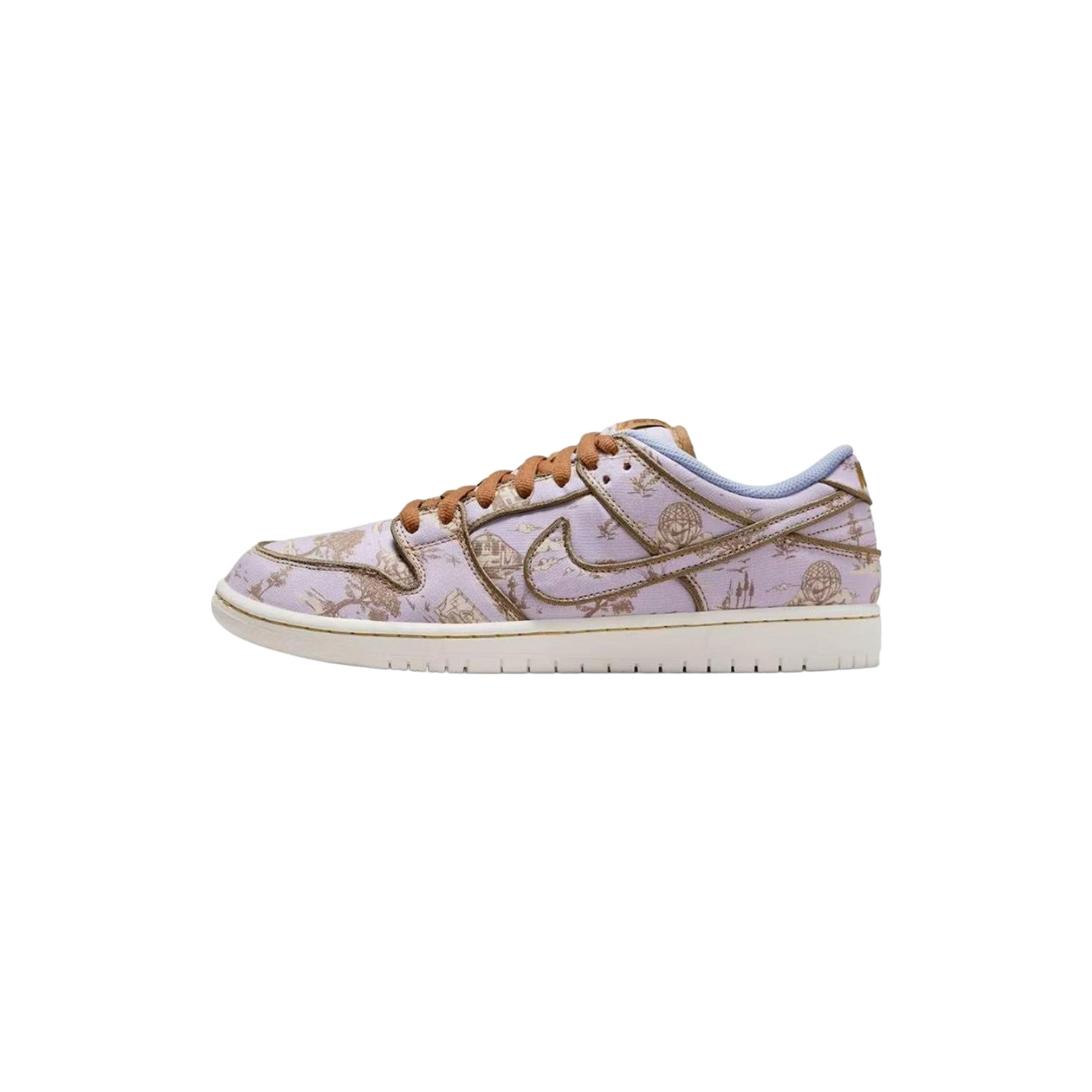 Кроссовки для скейтбординга Dunk SB Coast Morning Mist 40 Abrasion Resistant Low top Unisex Nike, светло-серый — фото 2
