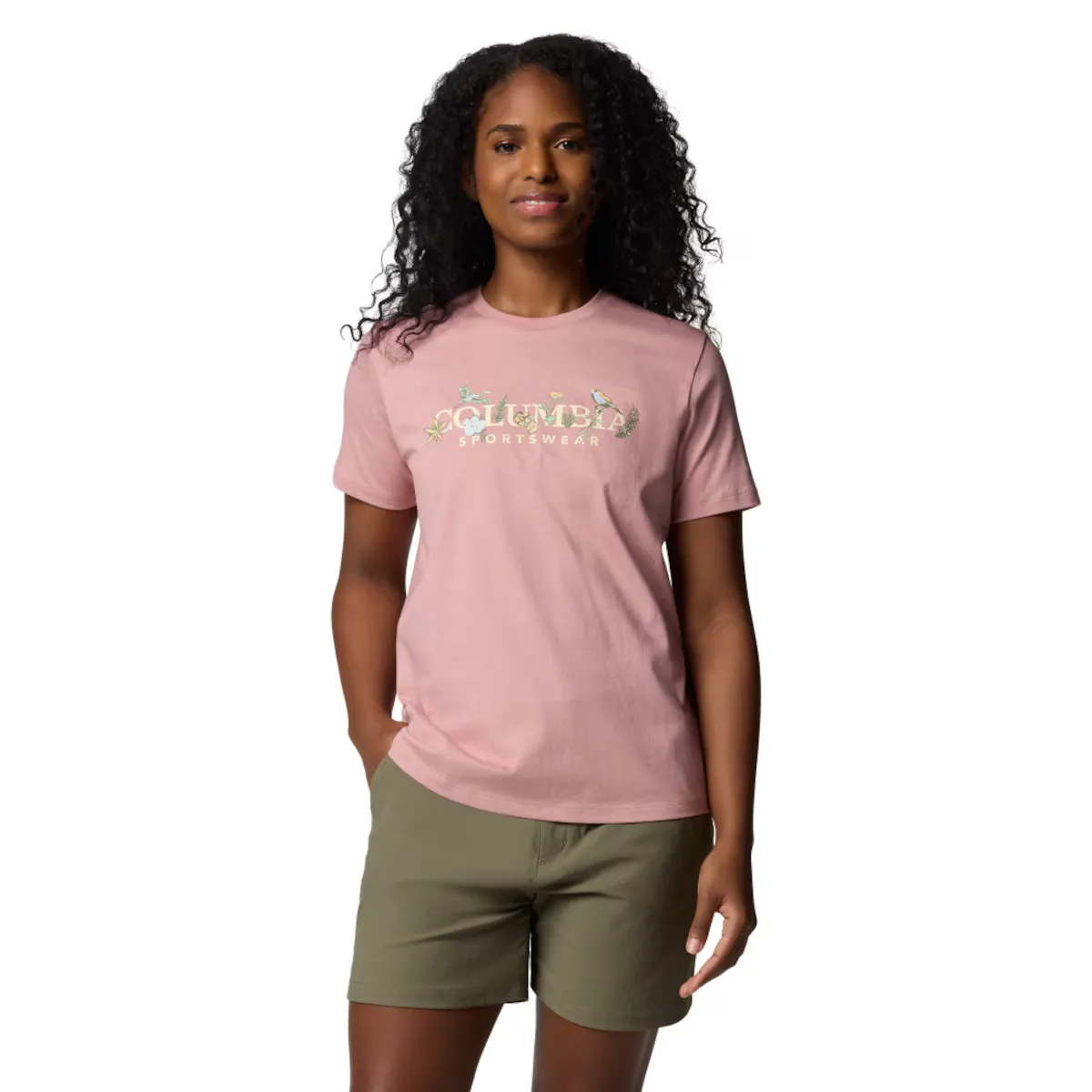 

Женская футболка Columbia Boundless Beauty, розовый