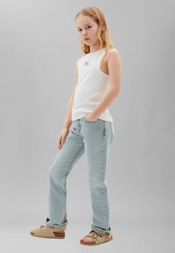 Джинсы прямого кроя Straight Andrew Wash Calvin Klein Jeans, деним средний — фото 4
