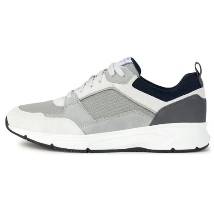 

Кроссовки GEOX Lifestyle Shoes Men Low-top White/light Gray, белый/светло-серый