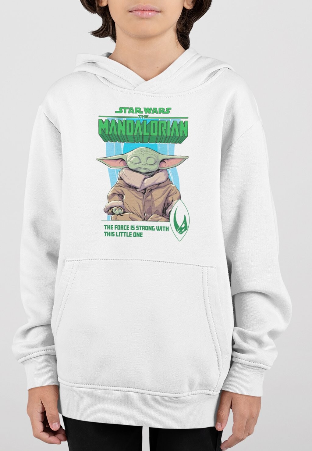

Толстовка с капюшоном STAR WARS THE MANDALORIAN STRONG FORCE Star Wars, белый