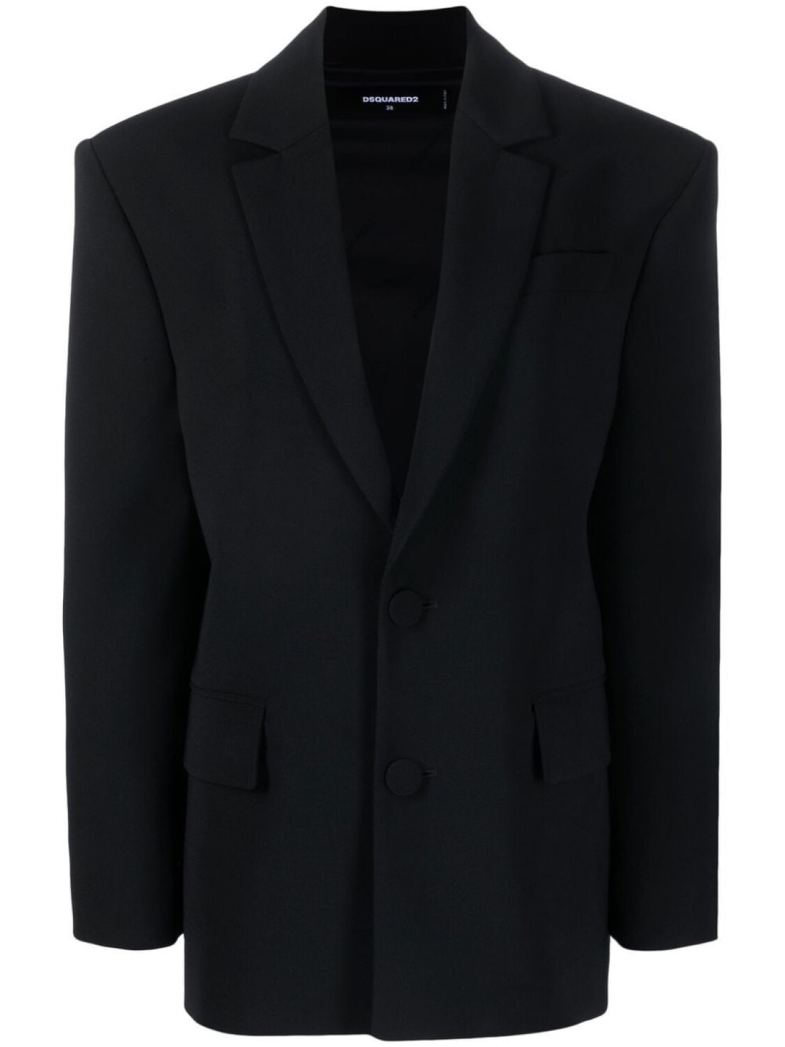 

Dsquared2 single-breasted blazer, черный