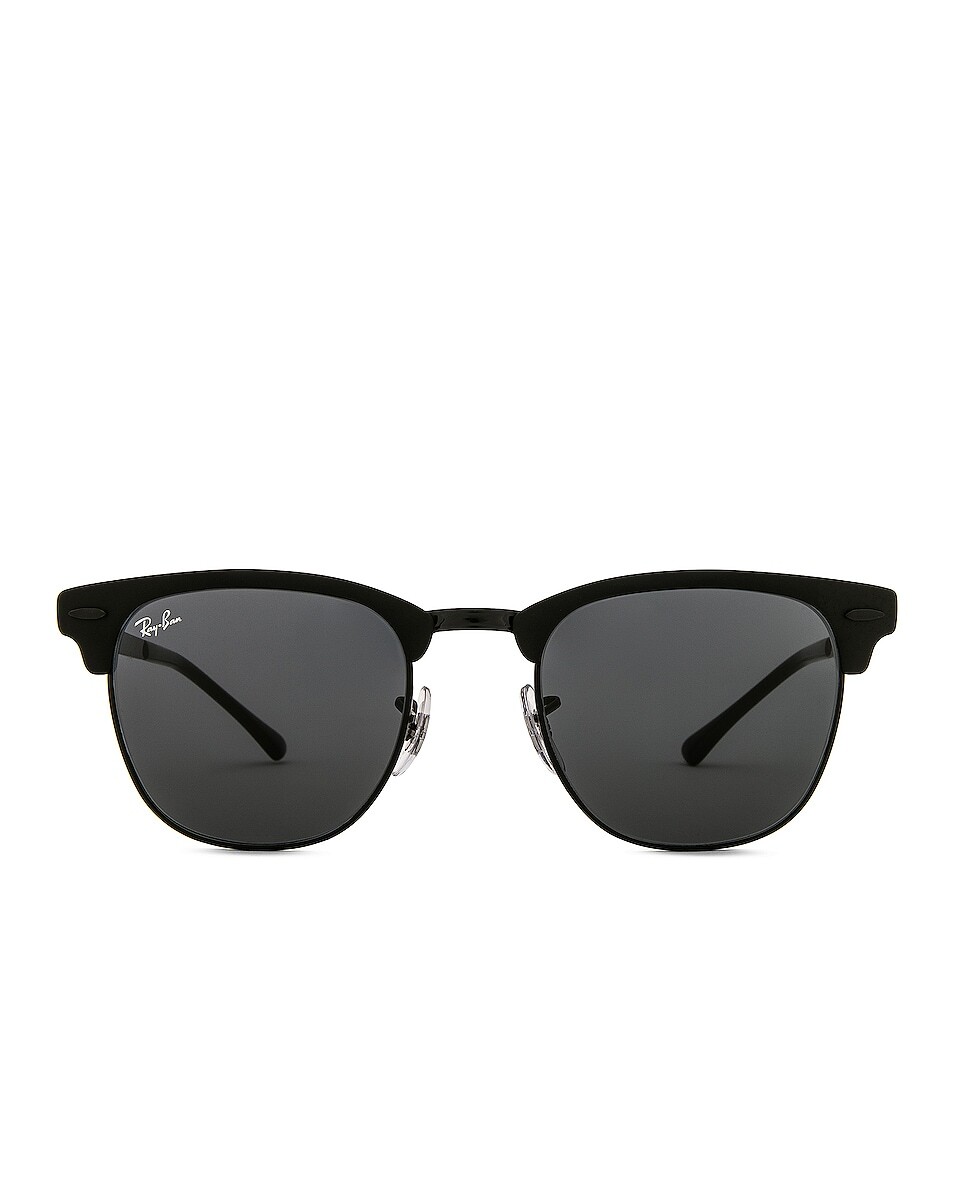 

Солнцезащитные очки Ray-Ban Clubmaster Metal, черный