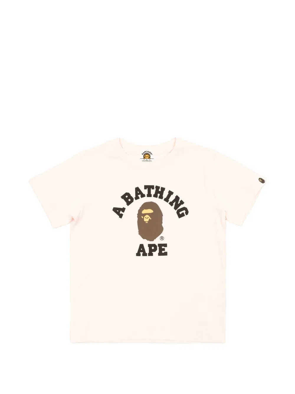 Футболка с логотипом A Bathing Ape, розовый