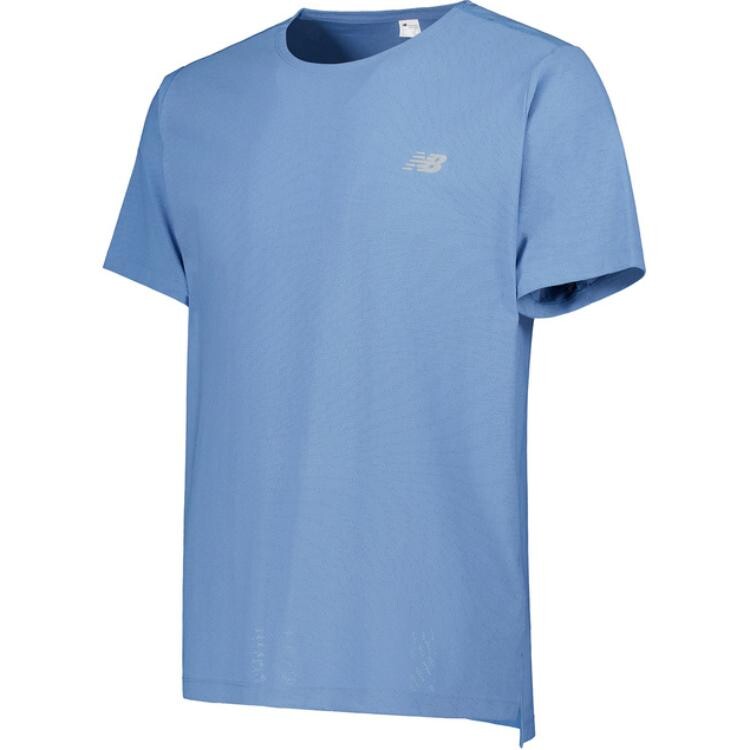 

Футболка мужская Egret Blue New Balance, цвет Egret Blue