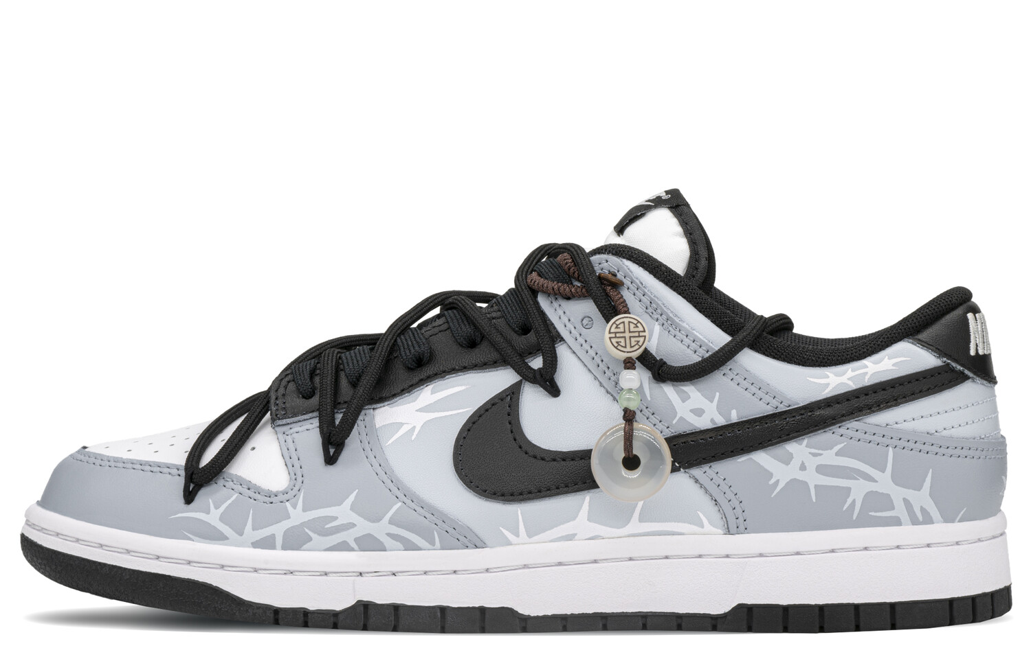 

Кроссовки Nike Dunk Skateboard Shoes Unisex Low-Top Black Gray Blue