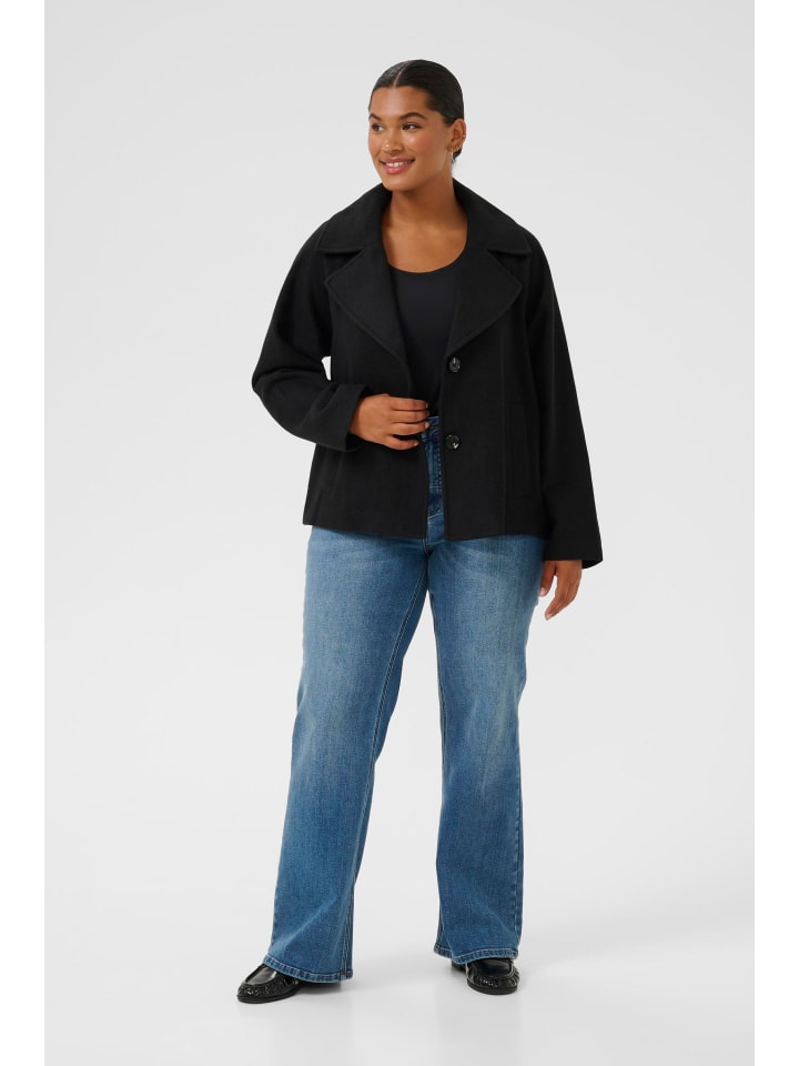 

Куртка KCnanny классического кроя в цвете Black Deep KAFFE curve