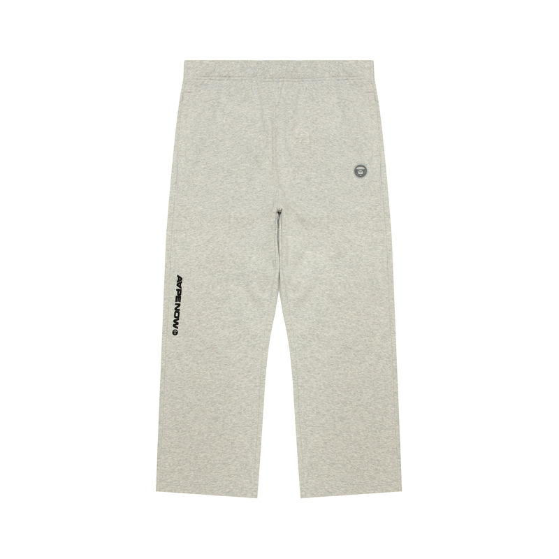 

Брюки прямого кроя с нашивкой Logo Aape, серый