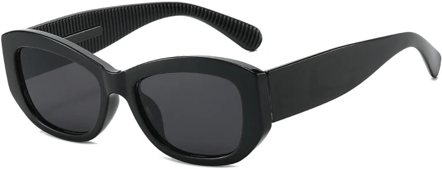 

Винтажные солнцезащитные очки «кошачий глаз» для женщин, модные градиентные очки с защитой от УФ-излучения UV400 для мужчин, трендовые квадратные солнцезащитные очки в стиле панк WNCKSQ, Black Gray