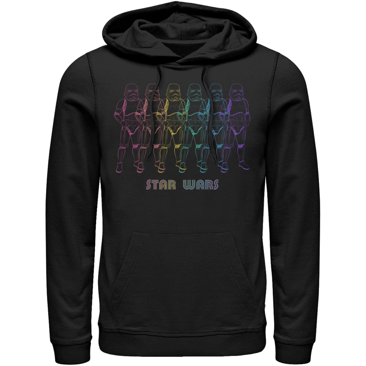 

Мужская толстовка с капюшоном Star Wars Pride Rainbow Stormtroopers Line Up Licensed Character