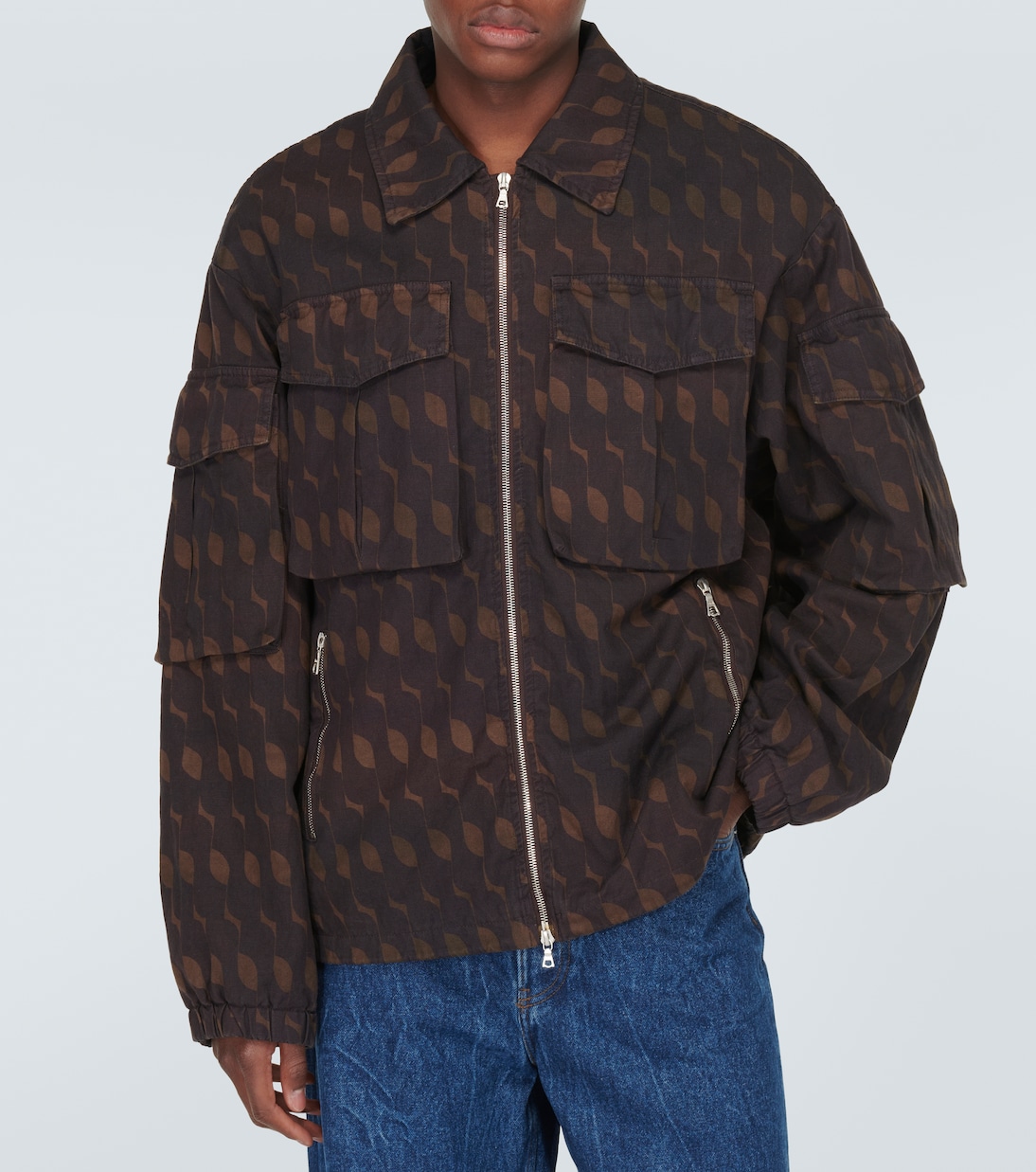 Полевая куртка Vidway из хлопковой смеси Dries Van Noten, фиолетовый — фото 3