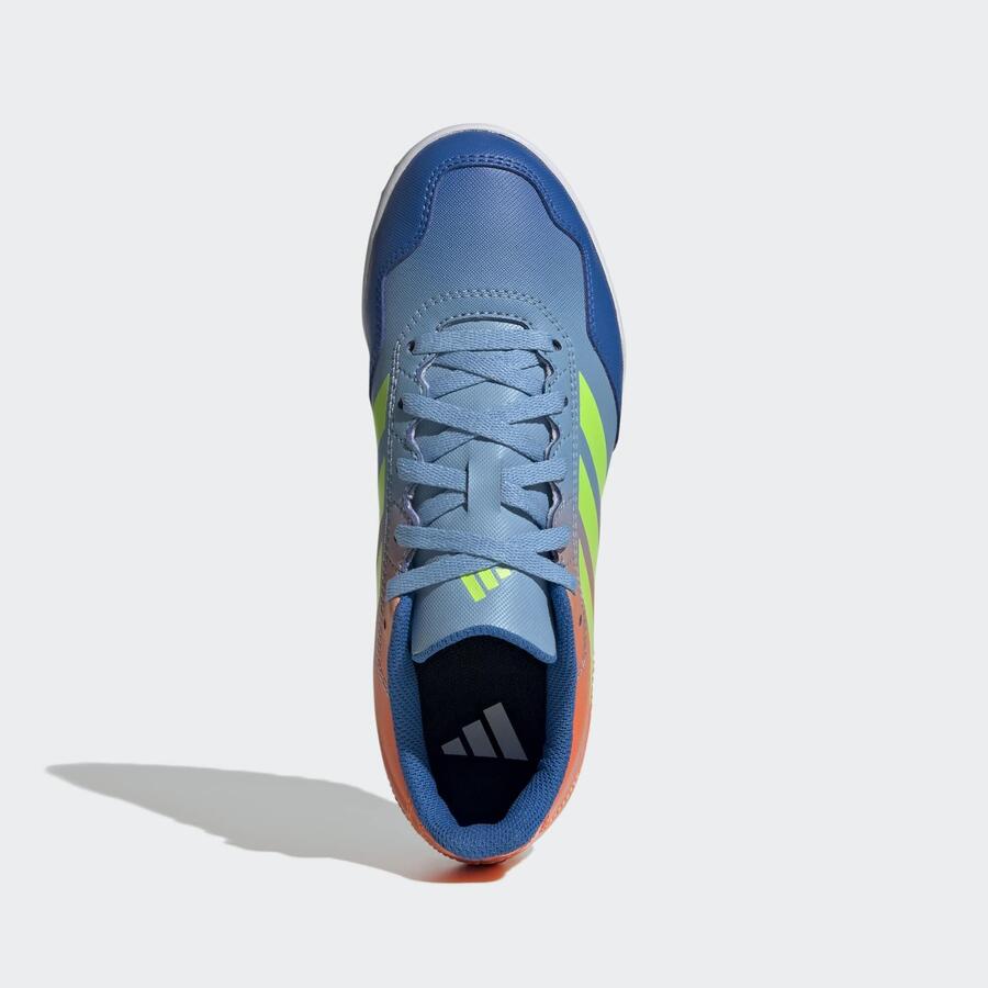 Детские кроссовки для хоккея на траве - ADIDAS Youngstar Rise, синие/желтые/оранжевые — фото 3