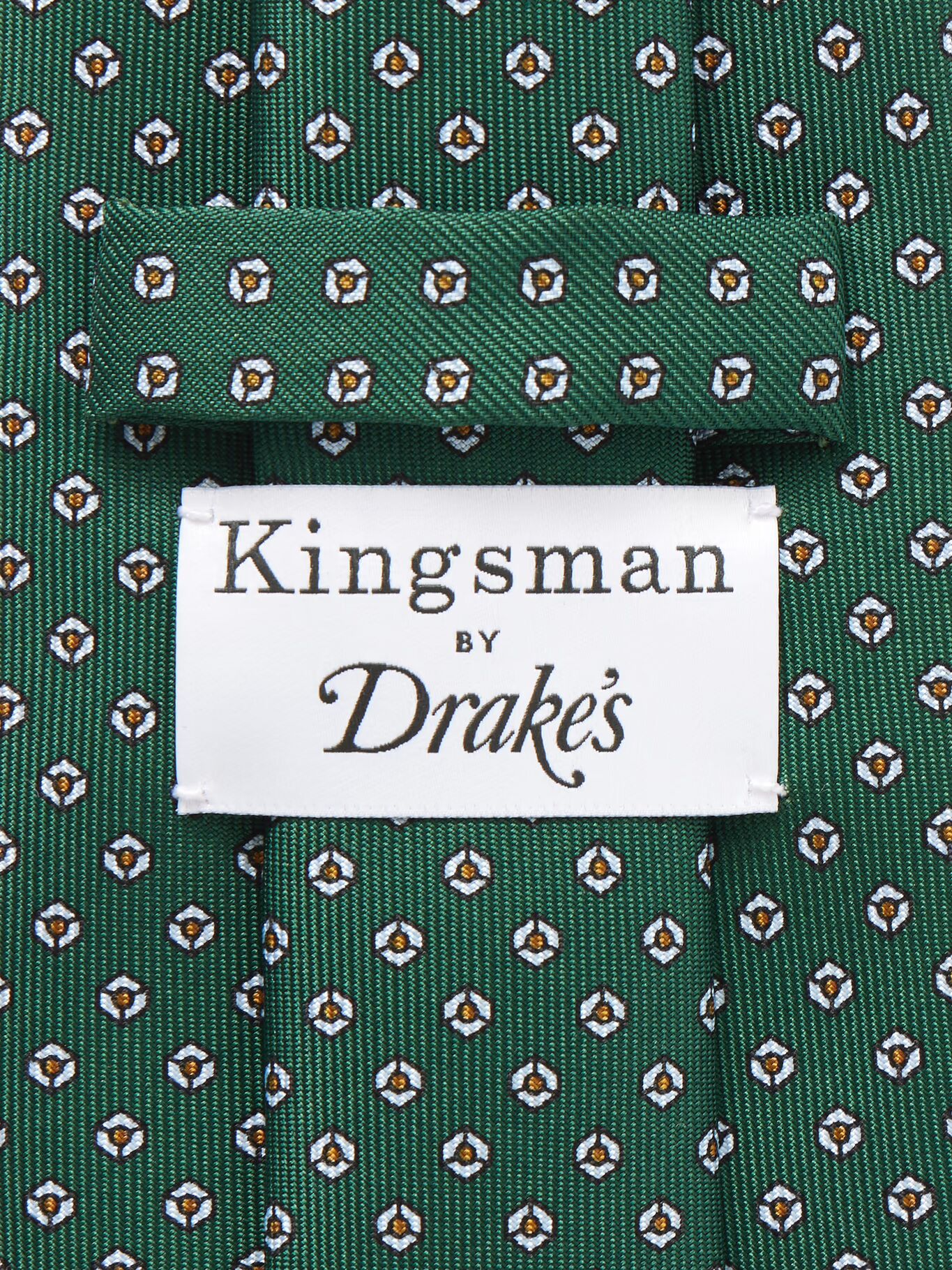 

Галстук Drakes 7,5 см из шелкового жаккарда KINGSMAN, зеленый