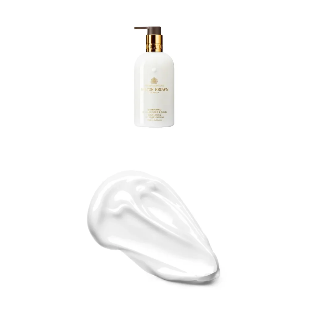 Molton Brown Волшебный крем для рук с агаровым деревом и золотом, ароматный увлажняющий, 300 мл — фото 3