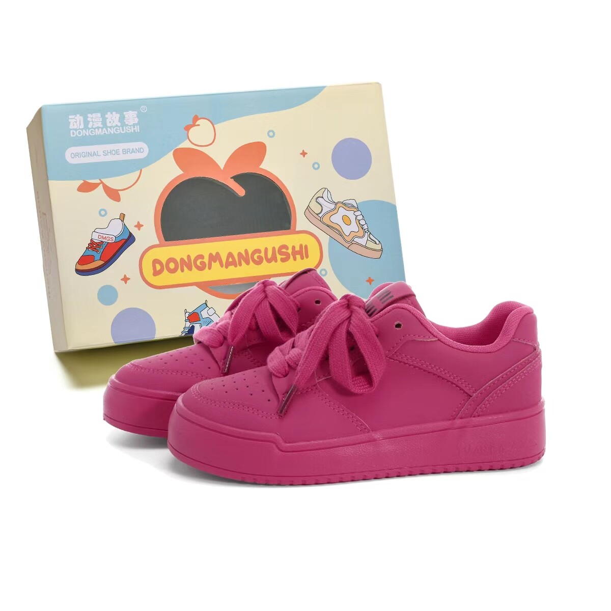 

Кроссовки Anime story Skateboarding Shoes Women's Low-top, бежевый