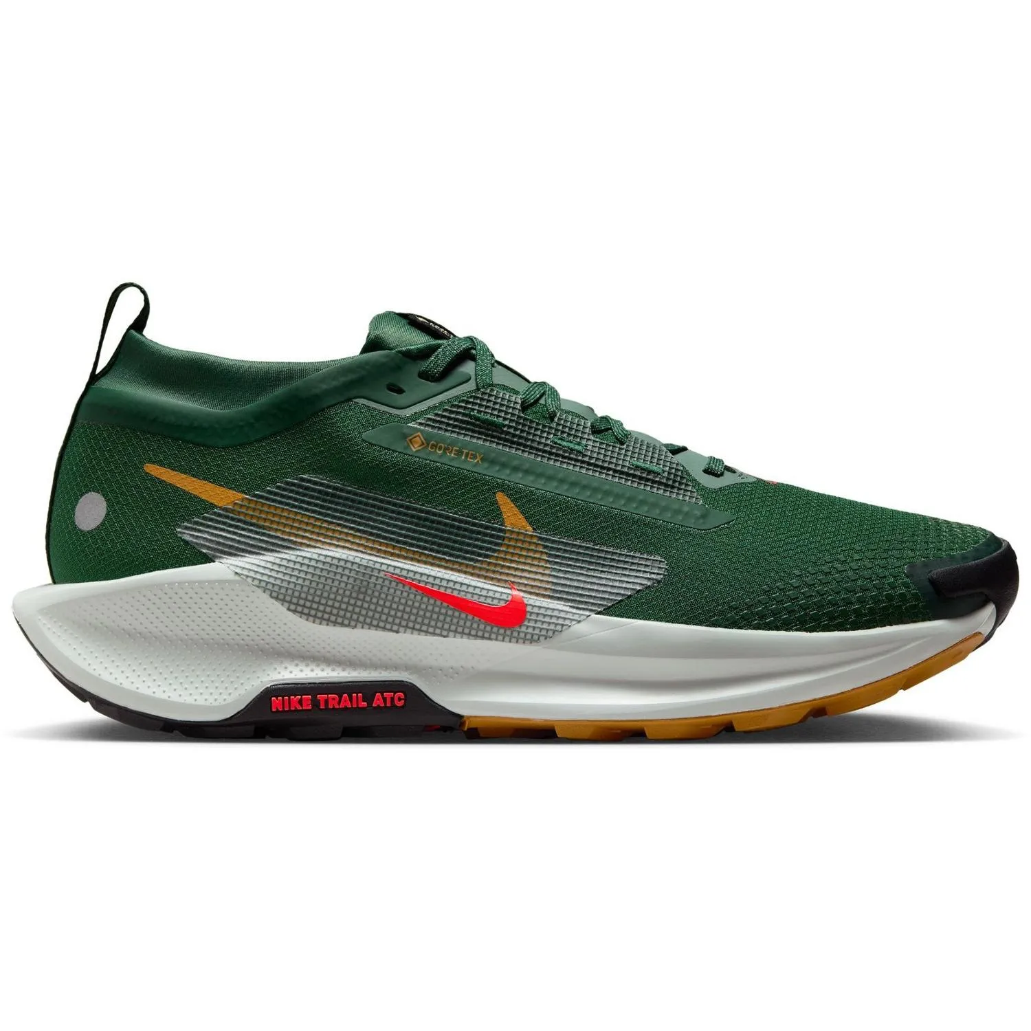 

Кроссовки для трейлраннинга Pegasus Trail 5 GORE-TEX мужские Nike, Fir/Bright Crimson/Clay Green