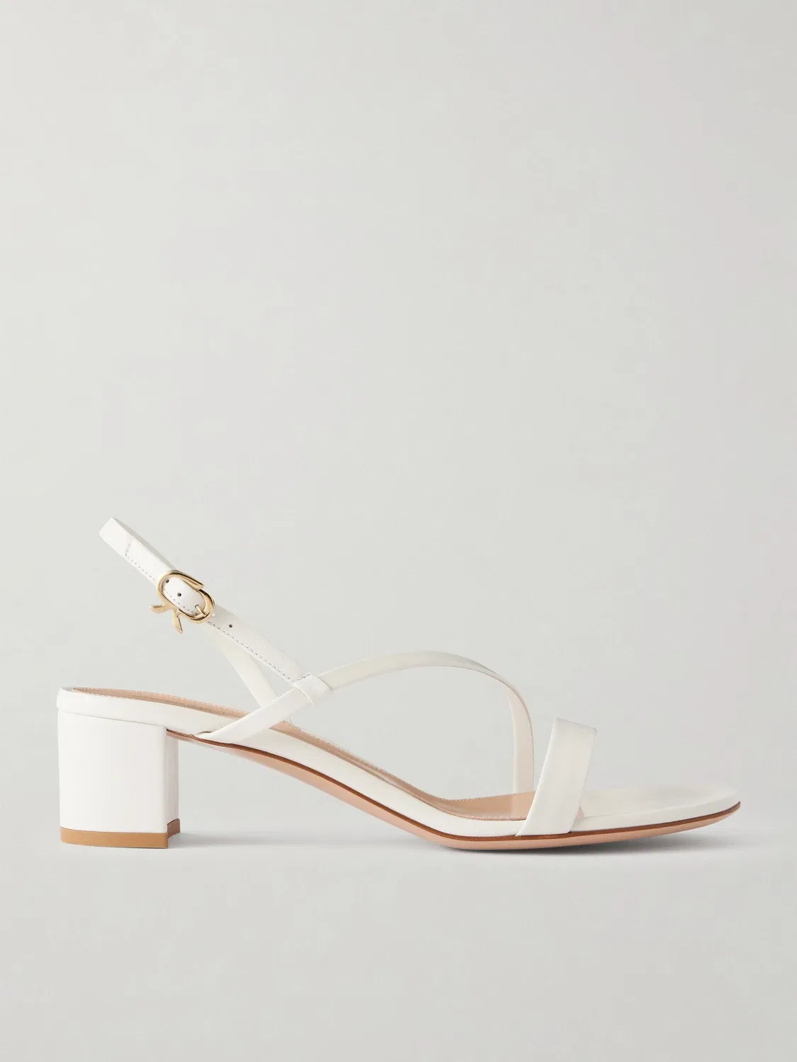 Кожаные сандалии Betsey 45 Gianvito Rossi, белый