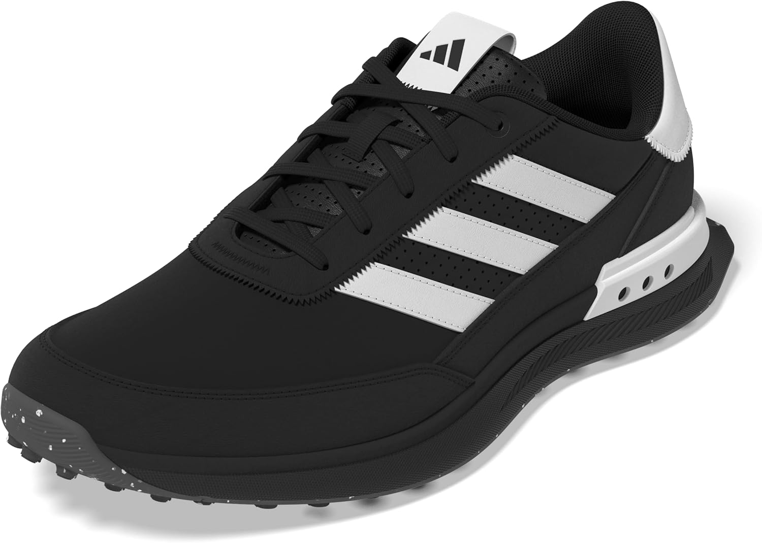 

Мужские гольф-туфли Adidas S2G без шипов из кожи, размер 24, белый/черный