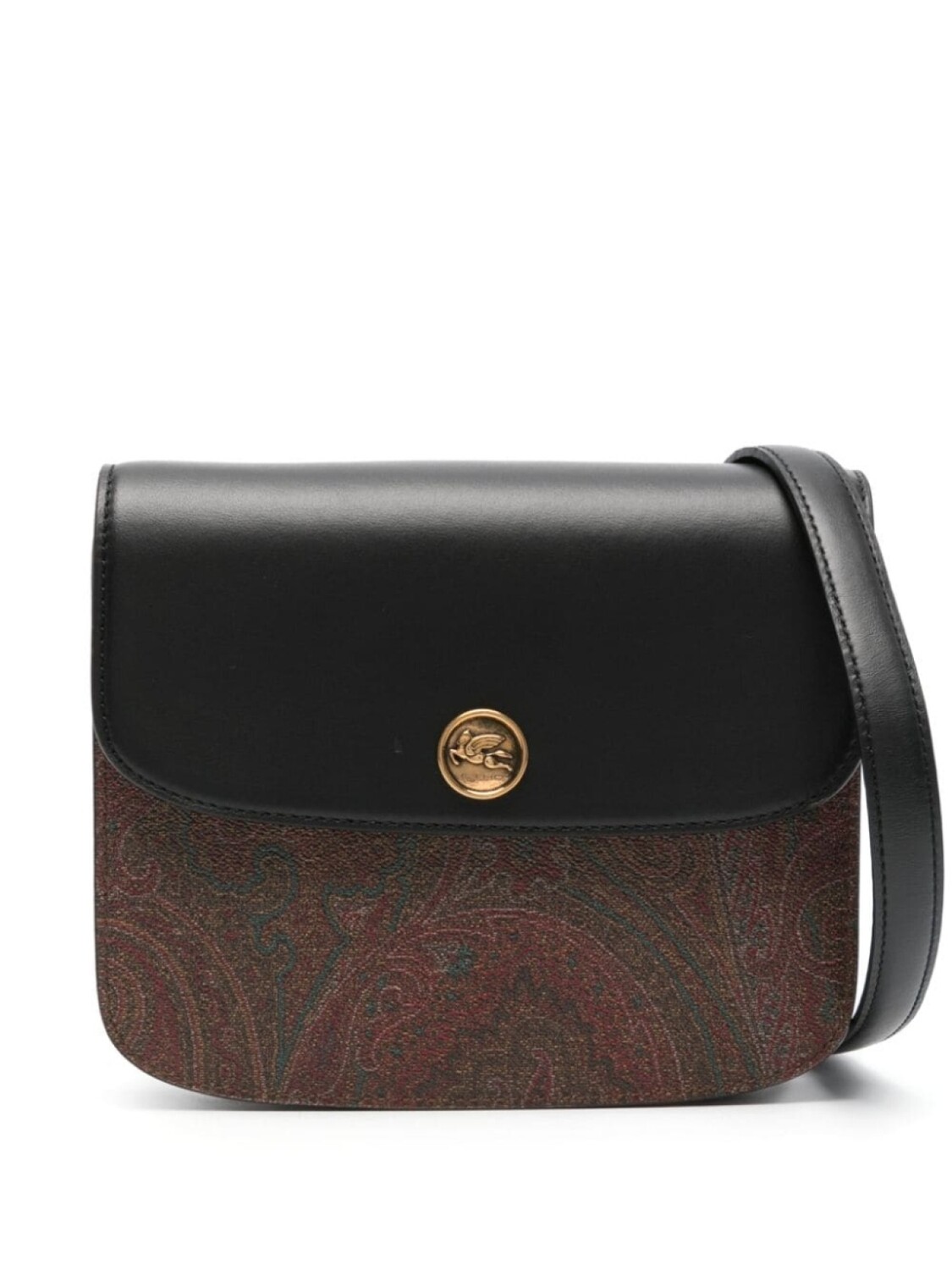 

ETRO большая сумка через плечо Essential, черный