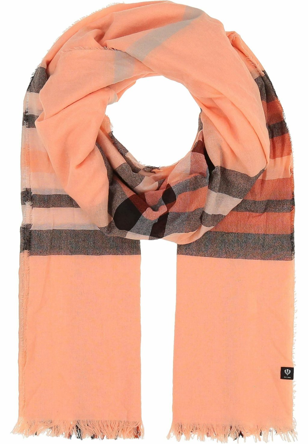 

Шарф PLAID STOLA FRAAS, оранжевый