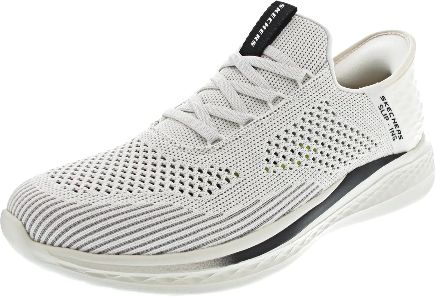 Мужские лоферы Skechers Slade Quinto Hands Free Slip-in, белый — фото 4