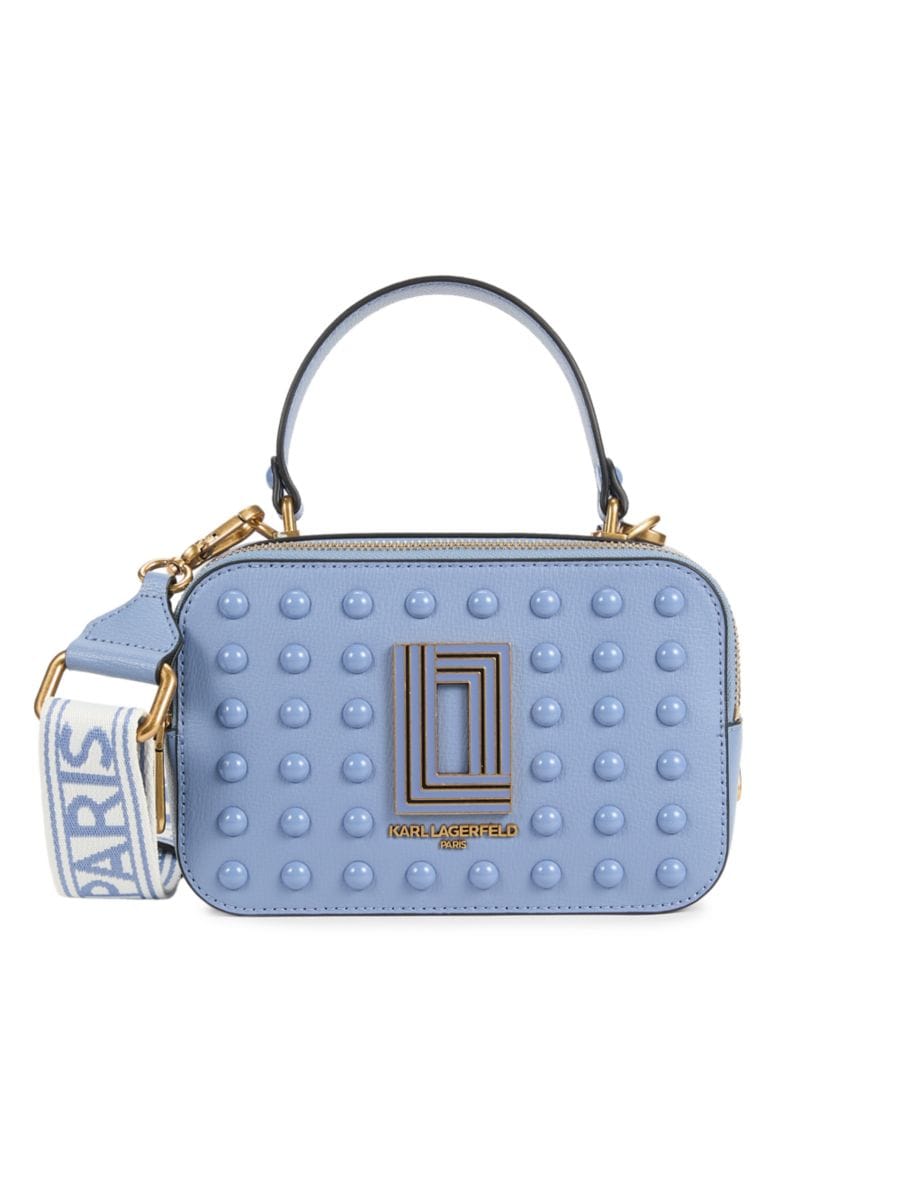 

Сумка через плечо Simone с цветочной вышивкой и заклепками Karl Lagerfeld Paris, цвет Blue Fog