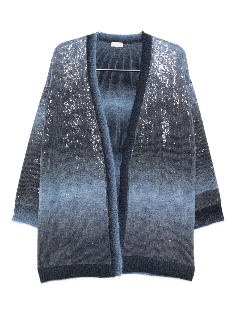 

Кардиган, украшенный пайетками Liu Jo, синий