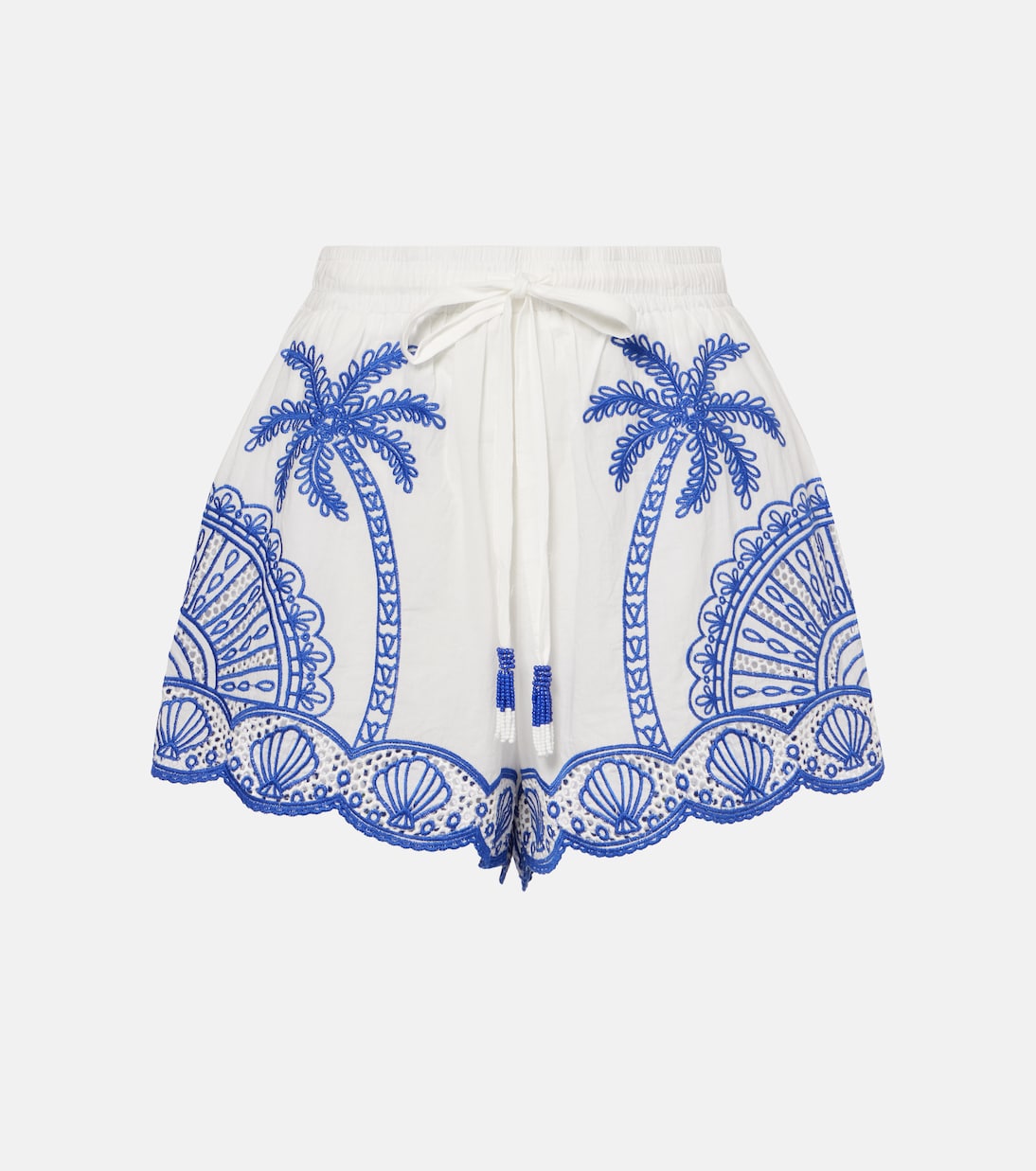 

Хлопковые шорты Palm Trees Richelieu Farm Rio, Off-White