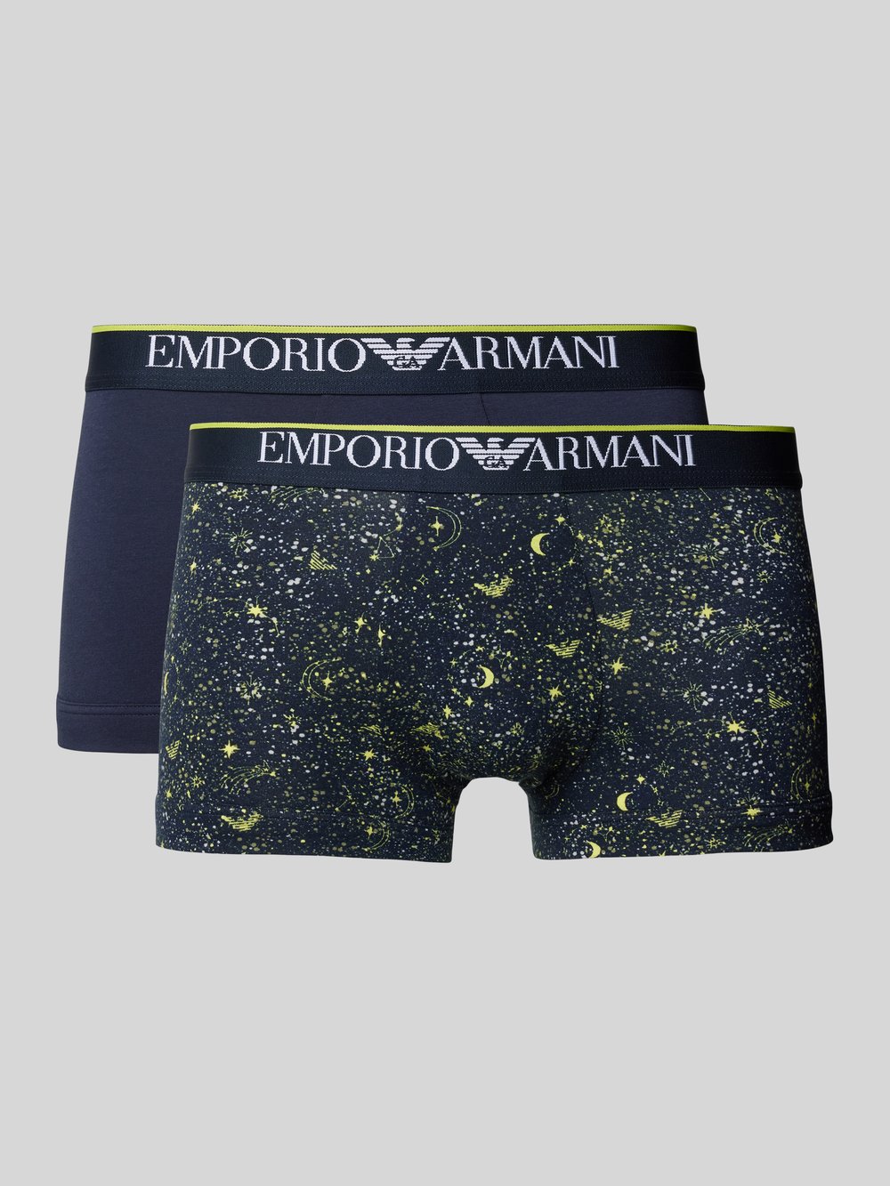 

Трусы-боксеры с эластичным поясом и этикеткой в ​​упаковке 2 шт Emporio Armani