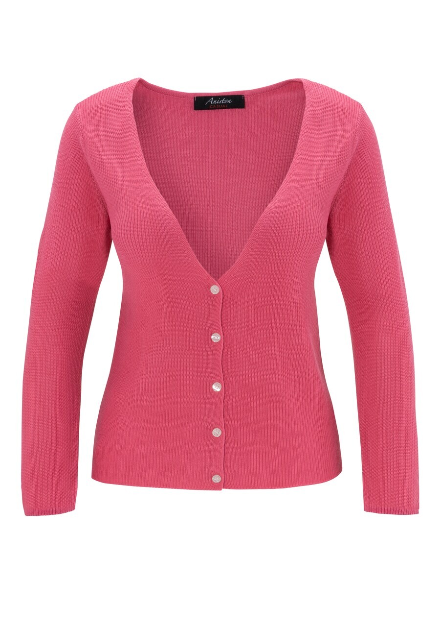 

Вязаный кардиган Aniston CASUAL Knit Cardigan, розовый